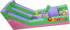 inflatable obstacle course/bouncy obstacle games