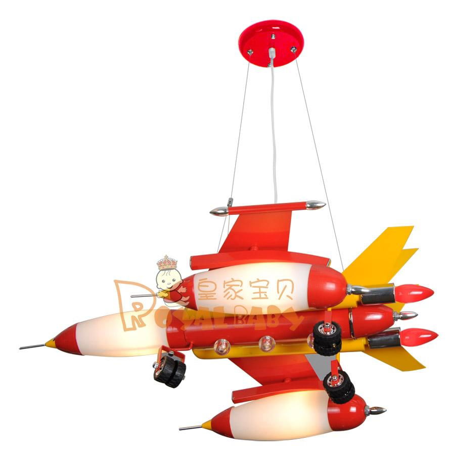 Air plane kid cartoon lamp