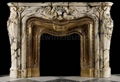 Natural Marble Electric Fireplace Frame 1