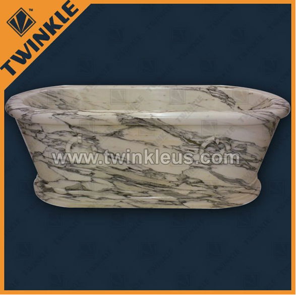 carved marble stone bathtub