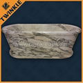 carved marble stone bathtub