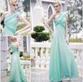 sell simple green one shoulder fantastic ceremonial dresses 80889