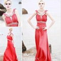 sell beading scoop neck glamorous long