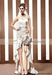 glamorous short custom made wedding dresses 90069