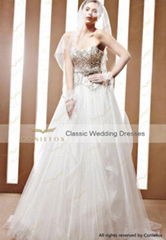 amazing long tail wedding ceremony dresses 90052