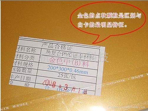 PVC no-laminated card 4