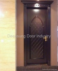 Solide Wood Door   (Model:DKF-8016)