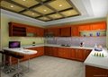 Solide wood kitchen Cabinet 1