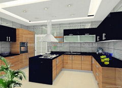 wood grain kitchen cabinet 