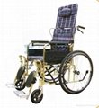 Gold-plated High Back Full-lying Wheelchair 1