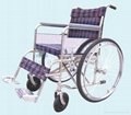 Stainless Steel Low Double-turn Wheelchair