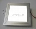 IP44 class II Remote controlled Dimmable LED Square Panel  ceiling Downlight 5