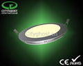 IP44 class II Remote controlled Dimmable LED Round Panel  ceiling Downlight 4