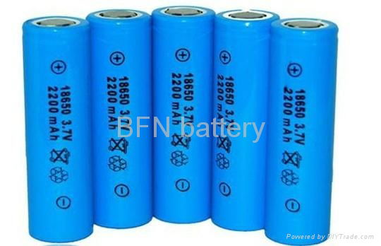 18650 2200mAh 3.7V 圆柱形锂电池 4