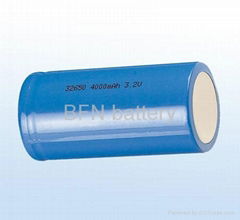 LiFePo4 32650 4000mAh 3.2V Cylindrical Rechargeable Battery