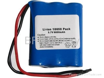 18650 4400mAh 3.7V Lithium battery packs 3