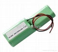 NiMH AA1300mAh 7.2V vacuum cleaner rechargeable batteries 1