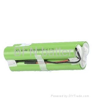 NiMH 18650 3800mAh 7.2V battery for portable medical product