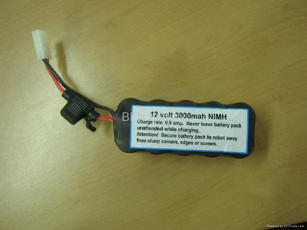 NiMH SC high power battery pack for samll robots