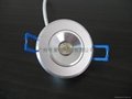 ROND 1W LED downlights  1