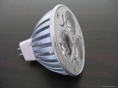 Die-cast aluminum LED 3W MR16 Spotlight