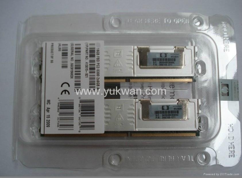 343057-B21 4GB(2x2GB) DDR2 PC2-3200 400MHz REG ECC server RAM memory 2