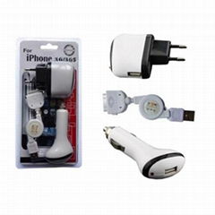 3in1 Charger For iPod / iPhone 3G/3GS