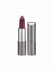  gray cover and surface dark red lipstick