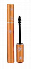 orange surface black mascara