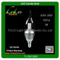 led candle bulb dimmable 3w