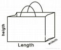 laser non woven bag for clothes ,shoes,gift,party  4