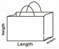 laser non woven bag for clothes ,shoes,gift and party  3