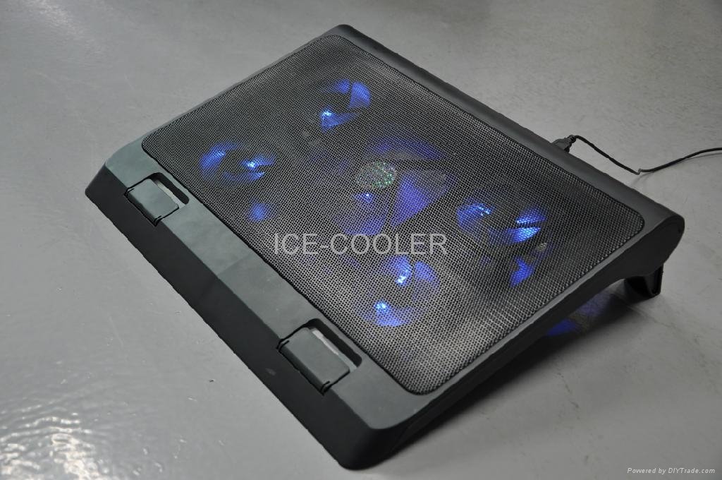 五风扇ICE-COOLER可调高度笔记本散热器 3