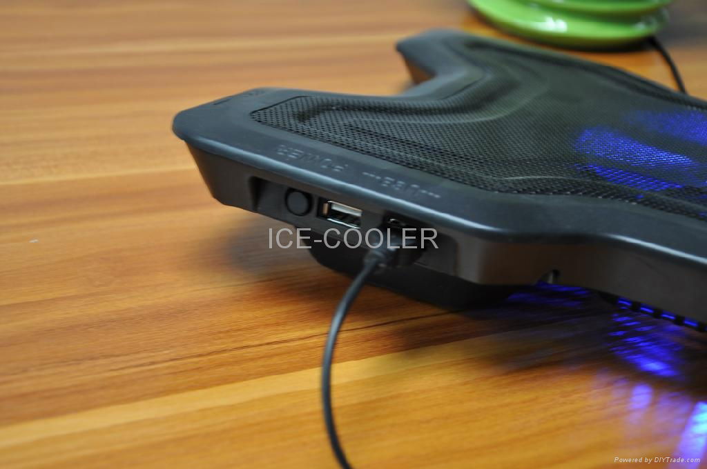 USB Laptop cooler pad notebook cooling fan 4