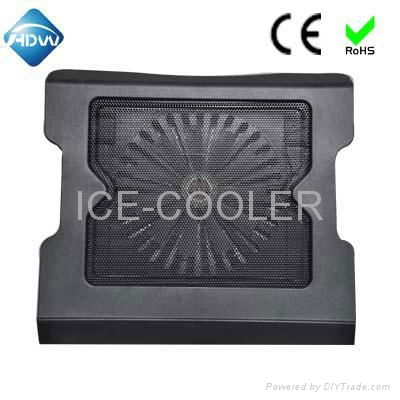 Adjustable notebook cooler radiator with different angles