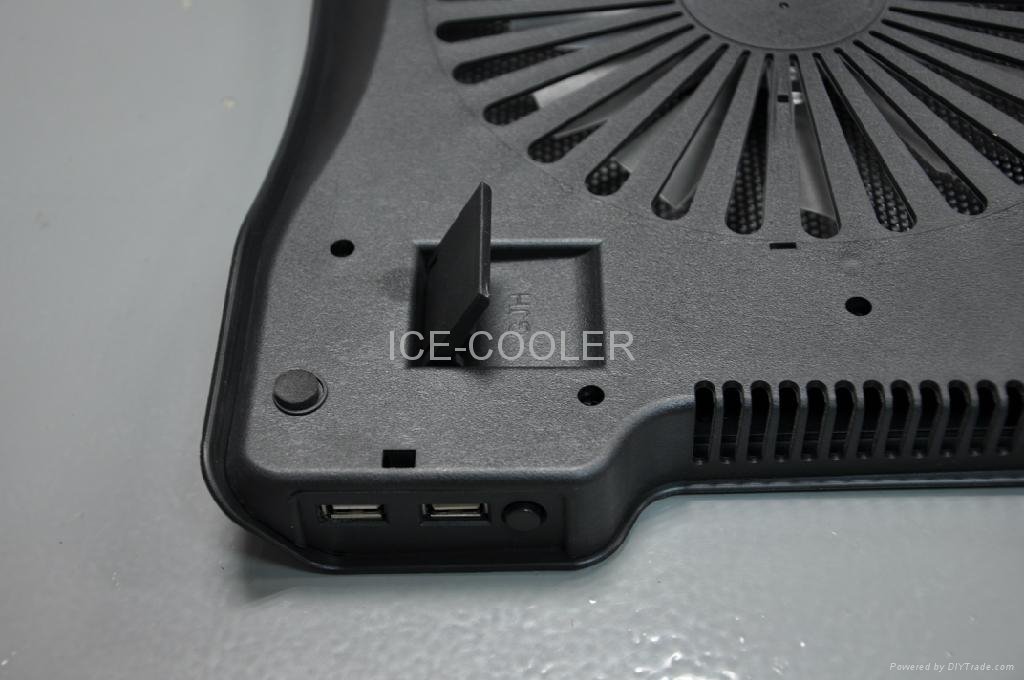 Adjustable notebook cooler radiator with different angles 3