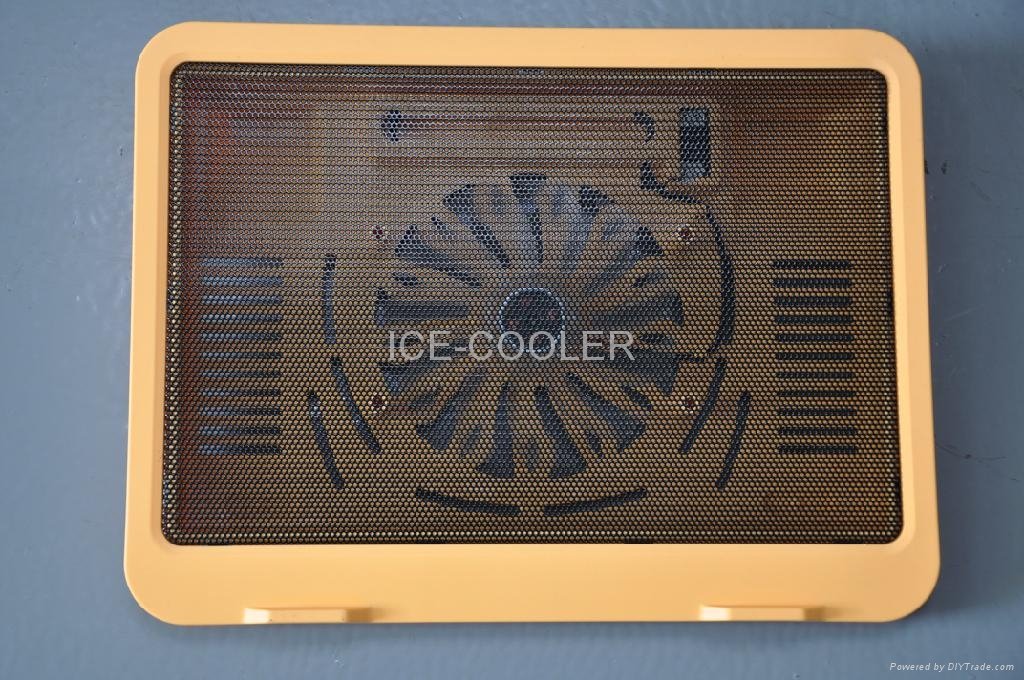 Colorful Notebook cooler fan adjustable angles for different customers