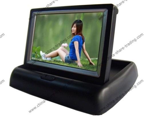 4.3 inch LCD TFT FOLDABLE Rearview Monitor
