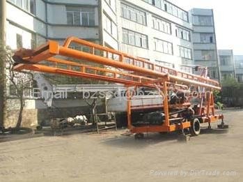 trailer water well drilling rig