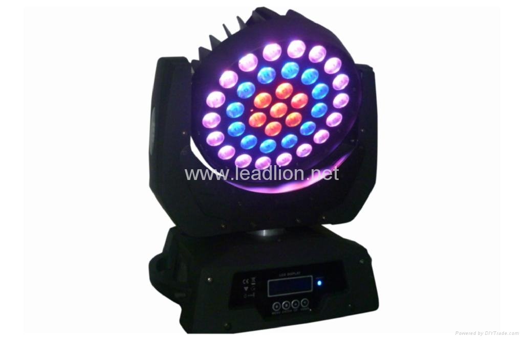 37pcs of 9W Trip color LED Moving head stage light