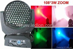 108pcs of 3W RGBW Zoom LED moving head wash 