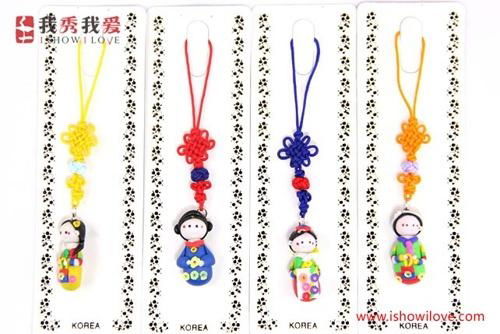 Doll Mobile Phone Charm 3