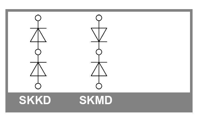 semikron diode rectifier module SKKD100 2