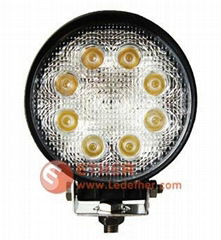 8PCS high intensity LEDs round LED Work Light