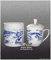 景德镇陶瓷厂生产旅游纪念茶杯