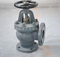 Cast iron Angle type globe valves 1