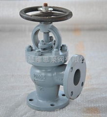 Cast steel Angle type globe valves