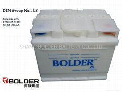 Car dry batteries DIN60