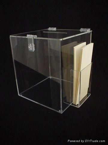 acrylic donation box