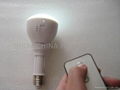 rechargeable LED light bulb with remote control 2